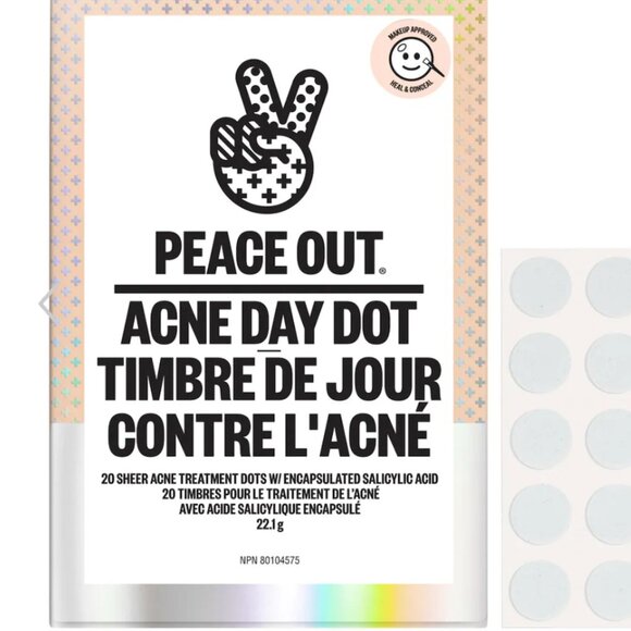 NWT 2-Pack Peace Out  Salicylic Acid Acne Day Dots - Picture 1 of 7